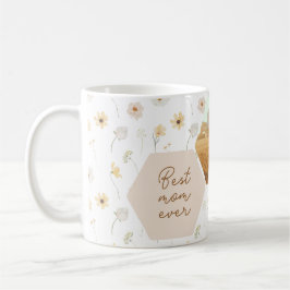 Best Mamma någonsin Wildblomfoto Mors dag Kaffemugg