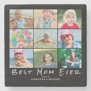Best Mamma Photo Collage Birthday Stenunderlägg