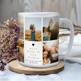 Best Mamma Photo Collage Gift Kaffemugg