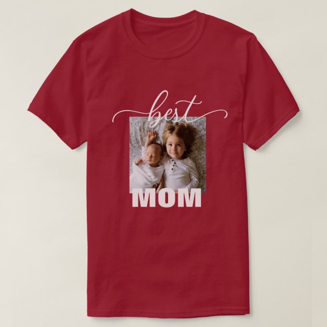Best MAMMA Photo Mors dag T-Shirt (Design framsida)