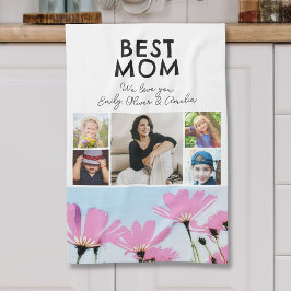 Best Mamma Rosa Flowers 4 Kids Foton Kökshandduk