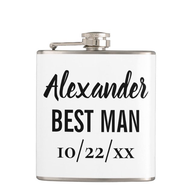 Best Man Bachelor Party Wedding Favor Fickplunta (Framsidan)