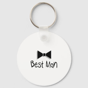 Best Man Bow Tie Nyckelring