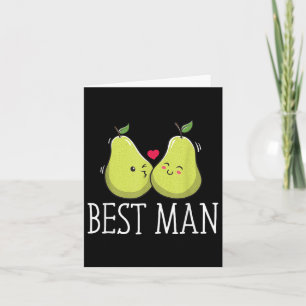 Best Man Bridesman Marskalkars Best Guy Groomsman  Kort