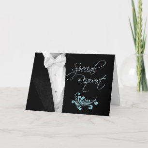 Best Man Bröllop Attendant-begäran Inbjudan