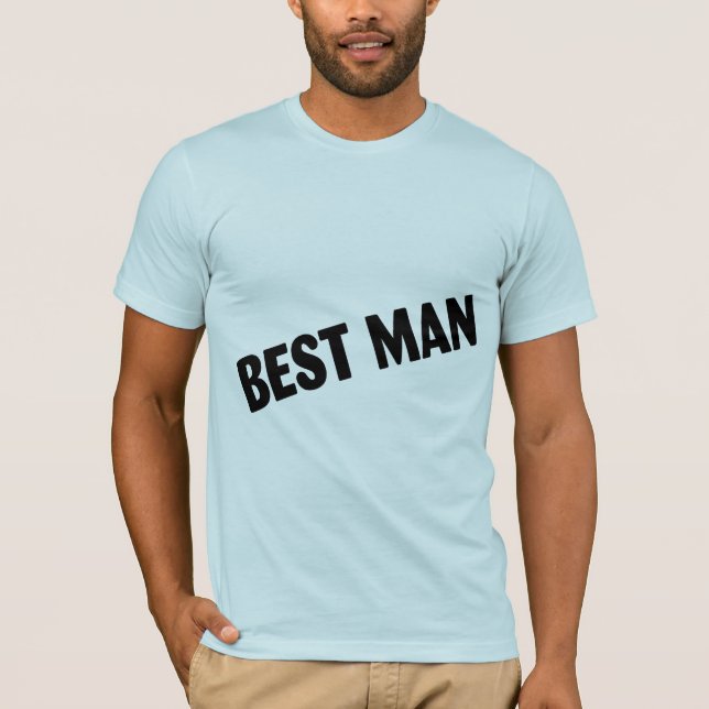 Best Man Bröllop Black Tröja (Framsida)