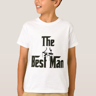 Best Man Bröllop mafia Marskalkars Bachelor Party T Shirt
