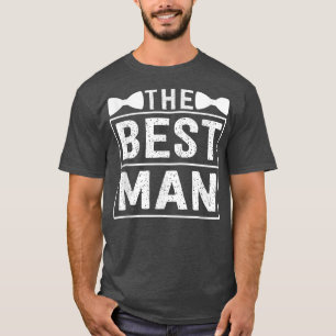 Best Man Bröllop Marskalkars Funny Möhippa Bachelo T Shirt