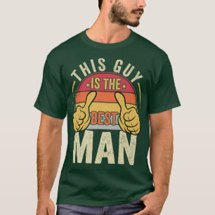 Best Man Bröllop Marskalkars Funny Möhippa Bachelo T Shirt