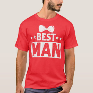 Best Man Bröllop Marskalkars Funny Möhippa Bachelo T Shirt