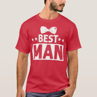 Best Man Bröllop Marskalkars Funny Möhippa Bachelo T Shirt