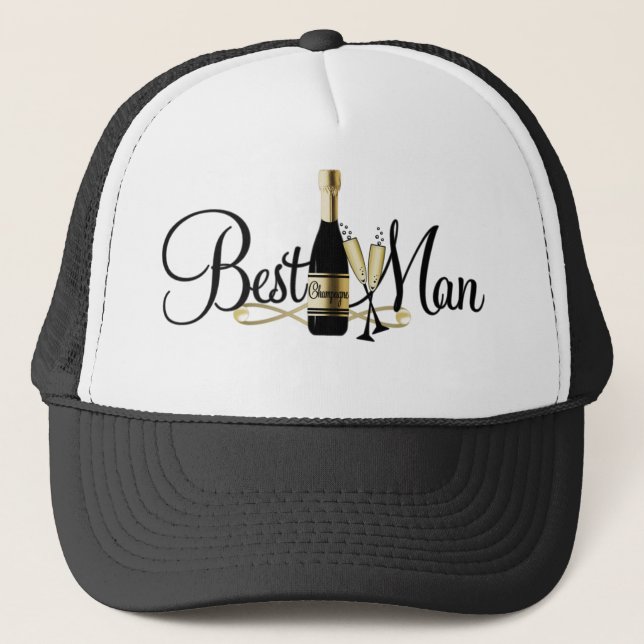Best Man Cap Truckerkeps (Framsida)