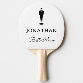 Best Man Gift Wedding Party Custom Personalized Pingisracket
