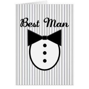 Best Man Hälsningskort