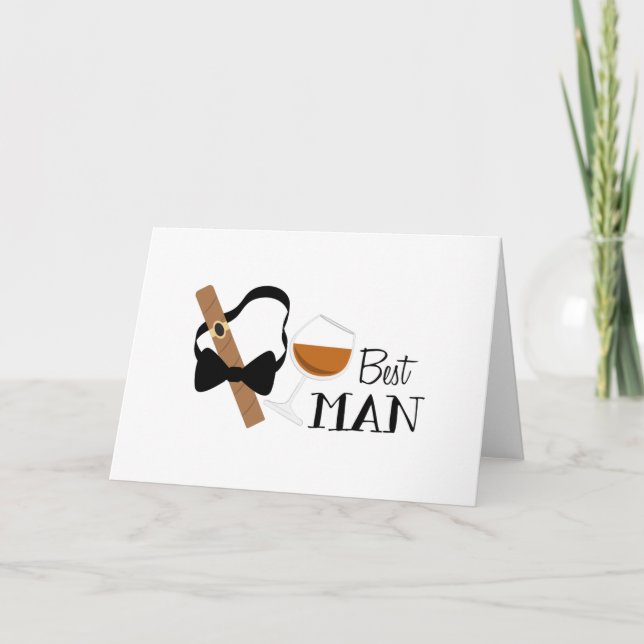 Best Man Kort (Framsida)