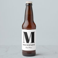 Best Man Monogram Namn