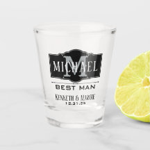 BEST MAN PERSONLIG SHOT GLASS