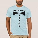 Best Man Shirt - Bröllop - Anpassad Tröja<br><div class="desc">Best Man Bröllop Funny BIG Bowtie Buttons Tuxedo Bröllop Bachelor Party T-shirts</div>