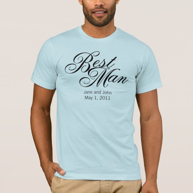 Best Man Shirt Light T (Framsida)