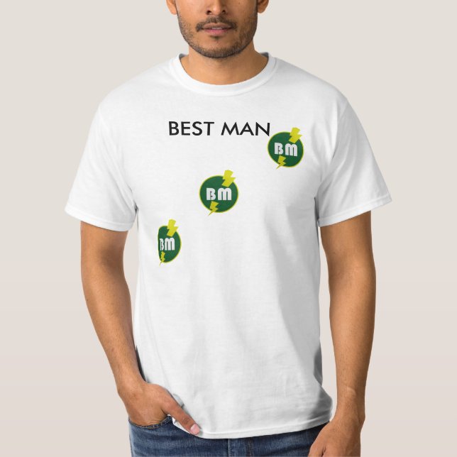 BEST MAN t shirt (Framsida)
