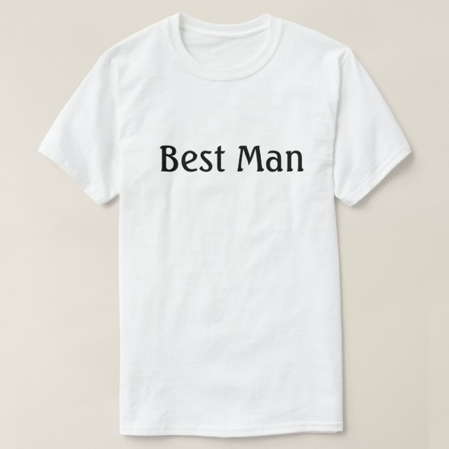 Best Man Tee (Design framsida)