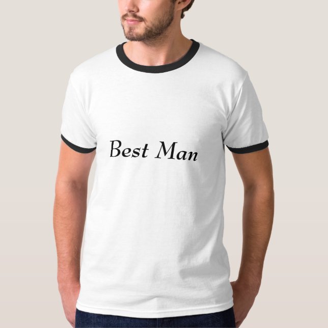 Best Man Tee Shirt (Framsida)