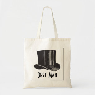 Best Man Top hat Tygkasse