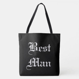 Best Man Tote Bag Tygkasse