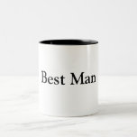 Best Man Två-Tonad Mugg<br><div class="desc">Bästa mans design</div>