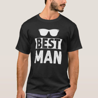 Best Man Wedding Groomsmen Bridal Bachelor Party T Shirt