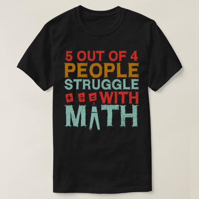 Best Math Teacher Art Manar Women Math Joke Calcul T Shirt (Design framsida)