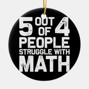 Best Math Teacher Art Manar Women Math Joke Julgransprydnad Keramik