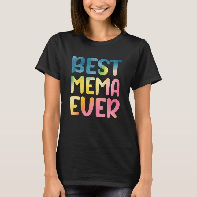 Best Mema Ever Mother's Day Mema T Shirt (Framsida)