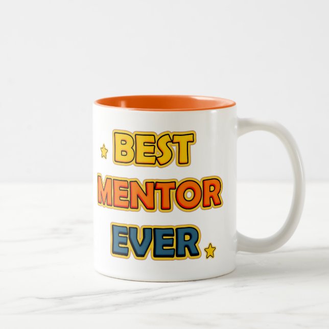 Best Mentor ever Två-Tonad Mugg (Höger)
