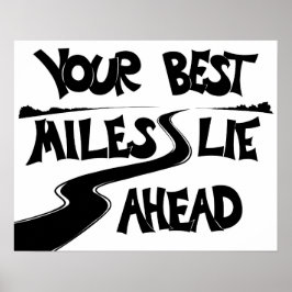 Best Miles marathon spectator poster