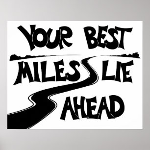 Best Miles marathon spectator poster