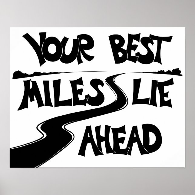 Best Miles marathon spectator poster (Framsidan)