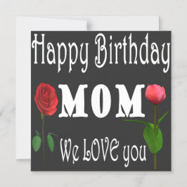 Best Mom Birthday Design Magnetisk Inbjudningskort