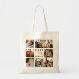 Best Mom Cute Trendy Collage Family Tote Bag Tygkasse
