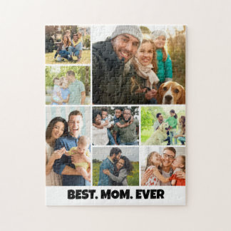 Best Mom Ever – 8 Photo Collage Frame Template Pussel