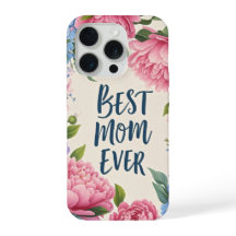 Best Mom Ever | Elegant Peony Flower Mother's Day