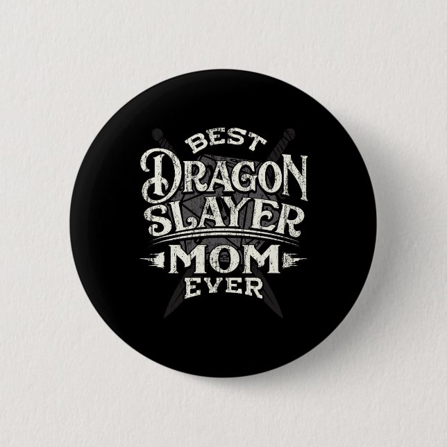 Best Mom Ever Funny Mother's Day Rpg Gamer Women  Knapp (Framsida)