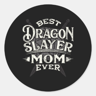 Best Mom Ever Funny Mother's Day Rpg Gamer Women  Runt Klistermärke