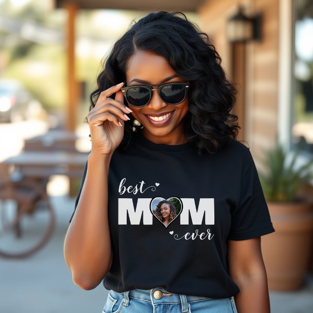 Best Mom Ever Heart Photo Mother's Day T Shirt (Best Mom Ever Heart Photo Mother's Day T-Shirt
)