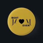 Best Mom Ever Inspirational Button Gift Design Knapp<br><div class="desc">Celebrate an amazing mom with this Best Mom Ever button, designed to spread love and appreciation in a simple, stylish way. Perfect for Mother’s Day, birthdays, or everyday wear, it adds a cheerful touch to outfits, bags, or accessories. A small but meaningful gift that proudly honors motherhood.</div>