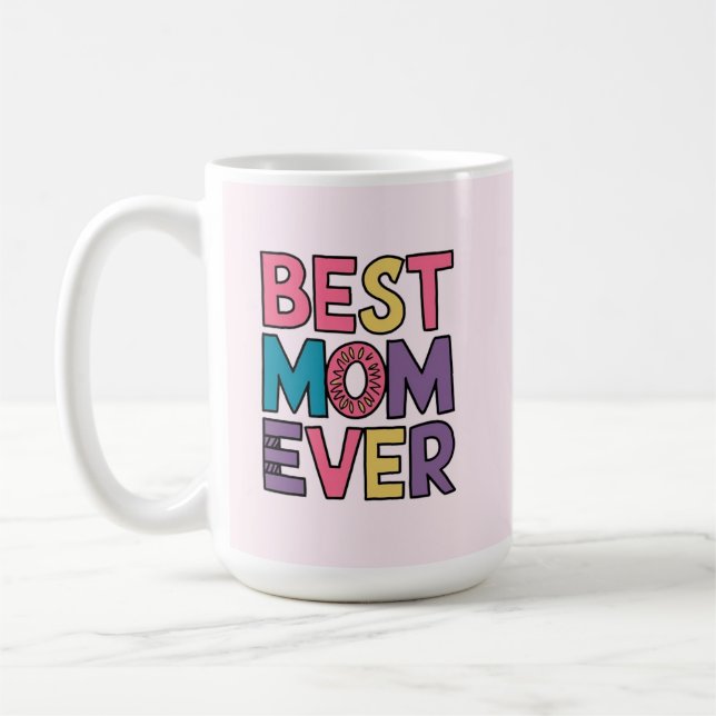Best mom ever kaffemugg (Vänster)