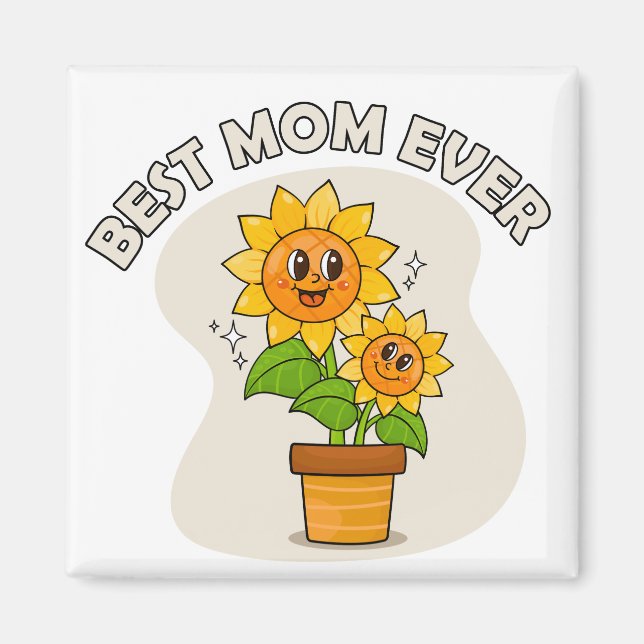 Best Mom Ever Magnet (Framsidan)