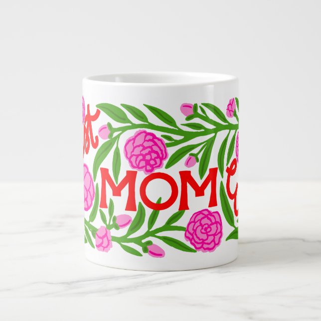 Best Mom Ever Mother's Day Jumbo Mug Mugg (Framsidan)