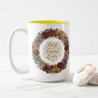 BEST MOM EVER MUG DESIGN, SUBLIMATION DESIGN  Två-Tonad MUGG