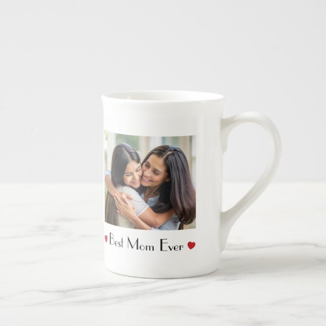 Best Mom Ever Personalized Mug | Best Mom Gift Benporslin Mugg (Höger)